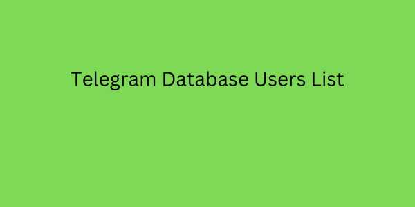 telegram database users list