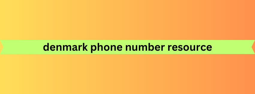 denmark phone number resource