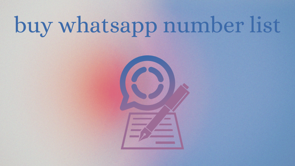 buy whatsapp number list